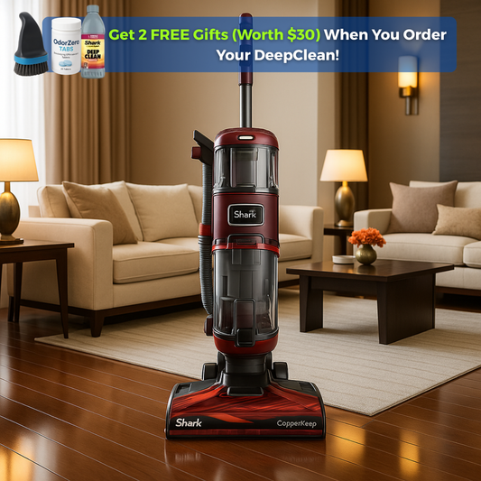 DeepClean™ Vacuum – Removes stains, odors, and moisture in minutes