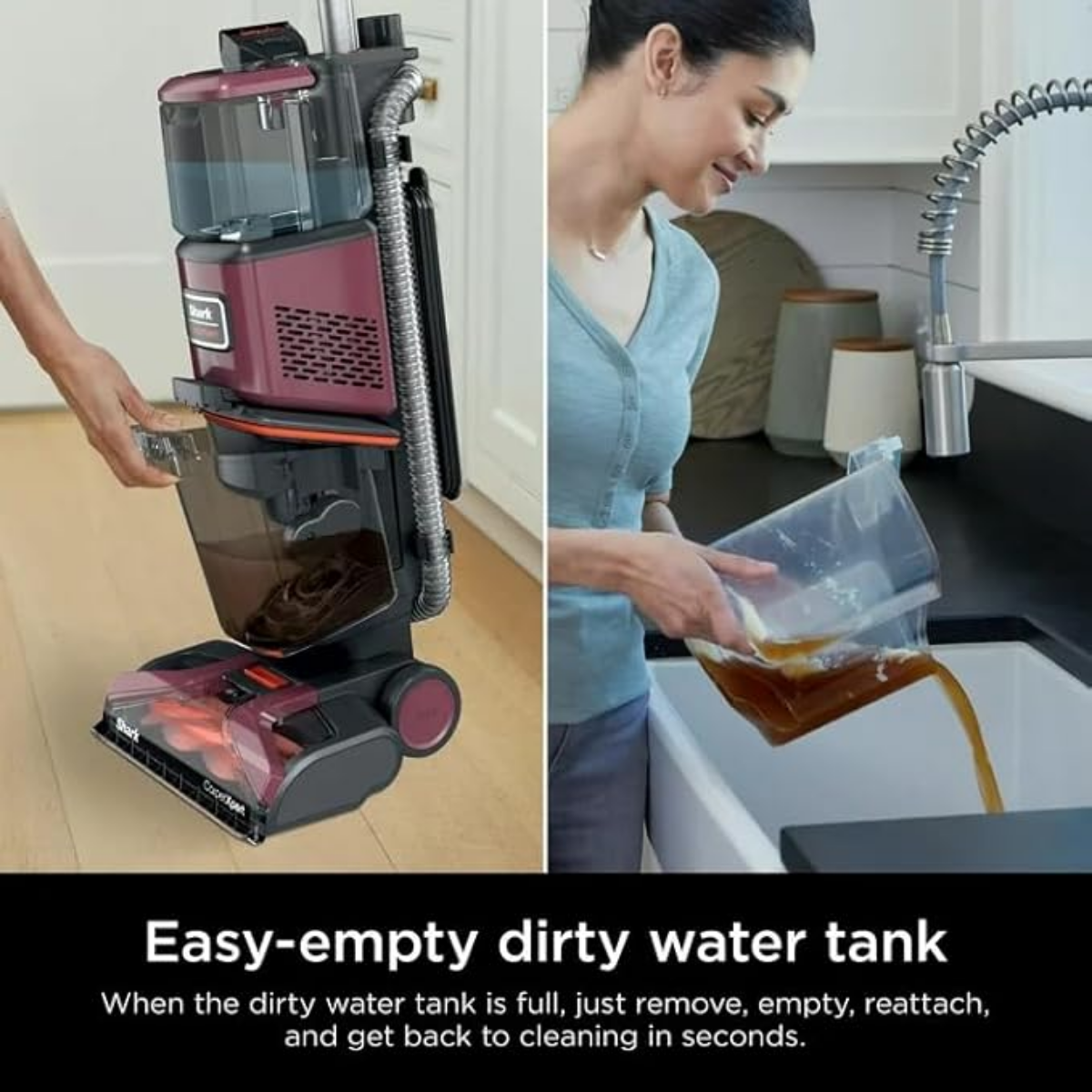 DeepClean™ Vacuum – Removes stains, odors, and moisture in minutes