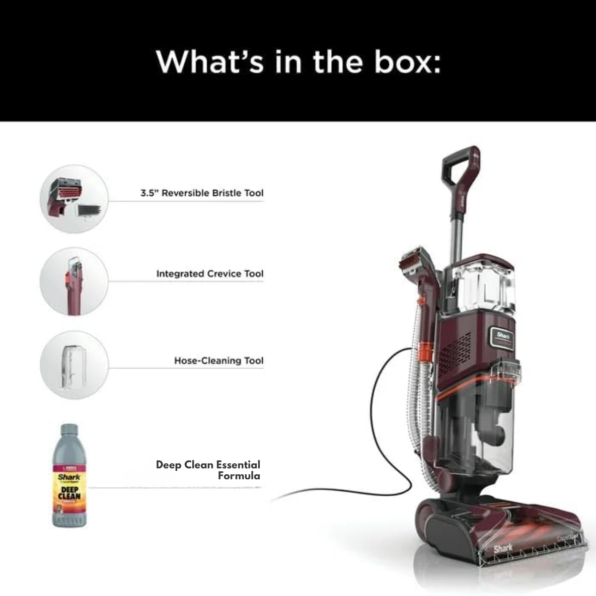 DeepClean™ Vacuum – Removes stains, odors, and moisture in minutes