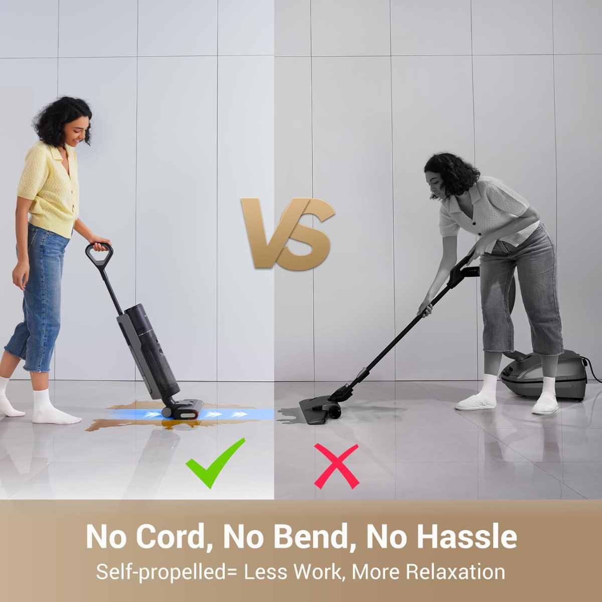 EverClean™ Vacuum – Vacuums, mops, and cleans itself. That easy.