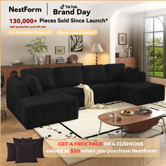 NestForm™ | 3-in-1 Modular Sofa (Full Set)