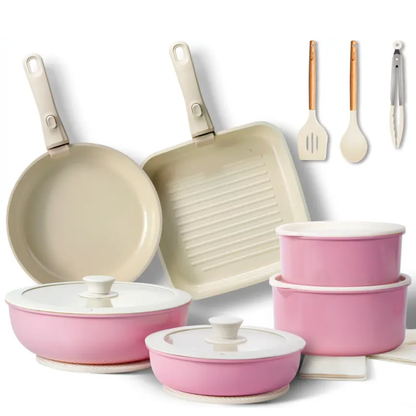 PureCook™ Ceramic Cookware Set – 22-Piece Edition
