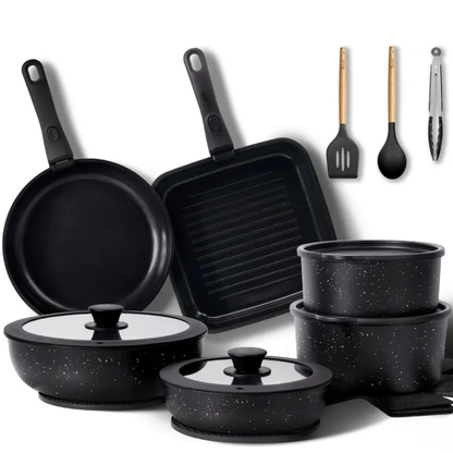 PureCook™ Ceramic Cookware Set – 22-Piece Edition