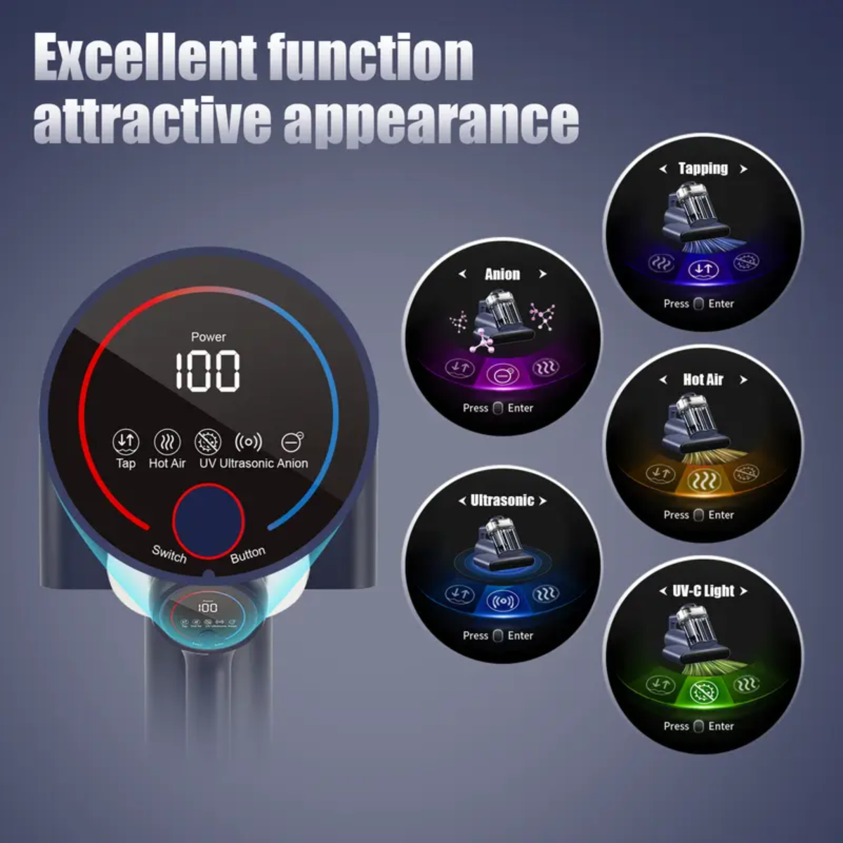 UltraClean™ Anti-Bacterial Vacuum – Achieve a deep clean that eliminates invisible mites