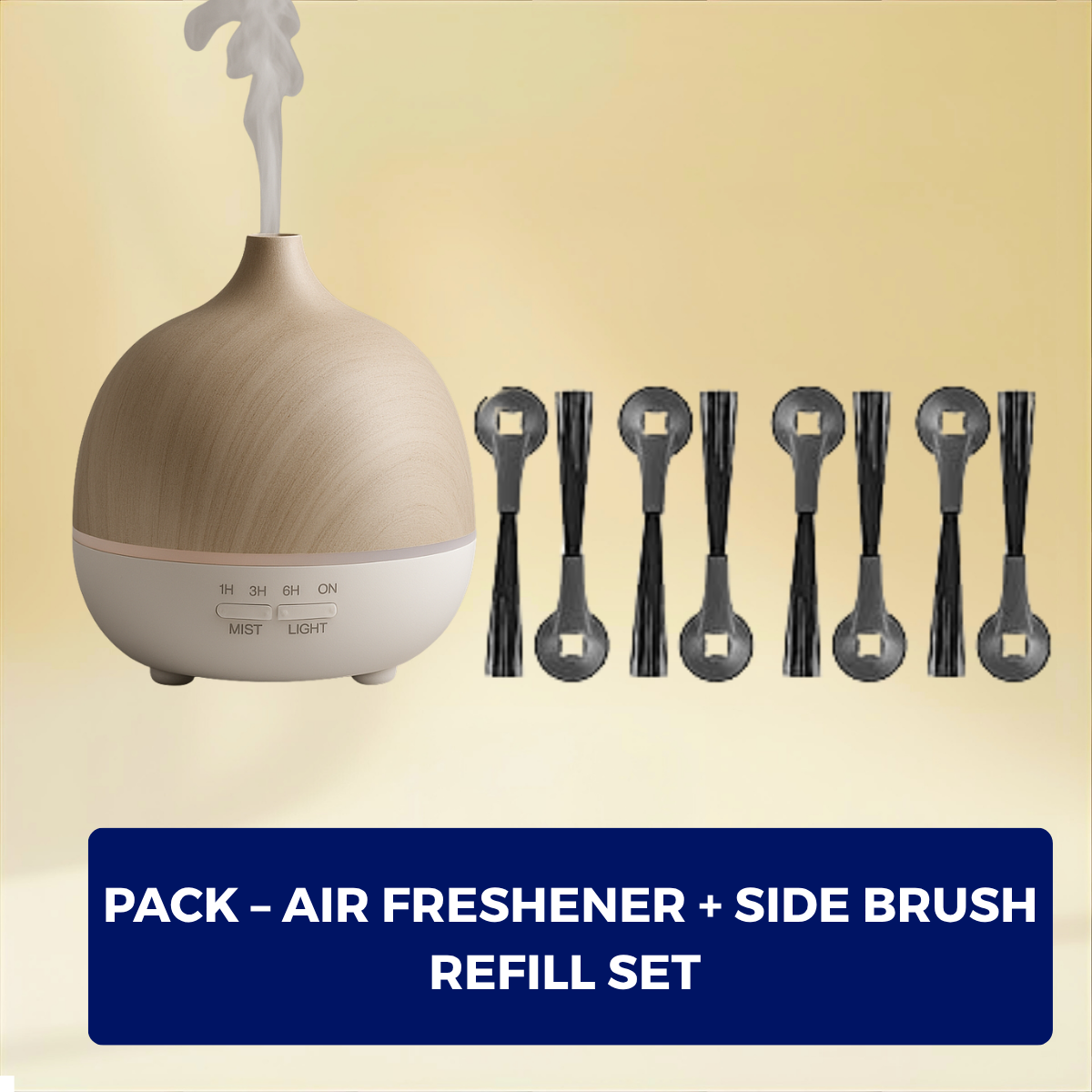 PACK – Air Freshener + Side Brush Refill Set