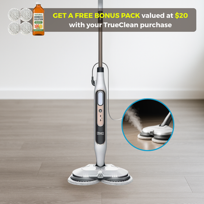 TrueClean™ Steam Mop – Perfect Floors Without Re-Cleaning