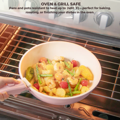 ZenCook™ Ceramic Cookware Set – 20 Pieces